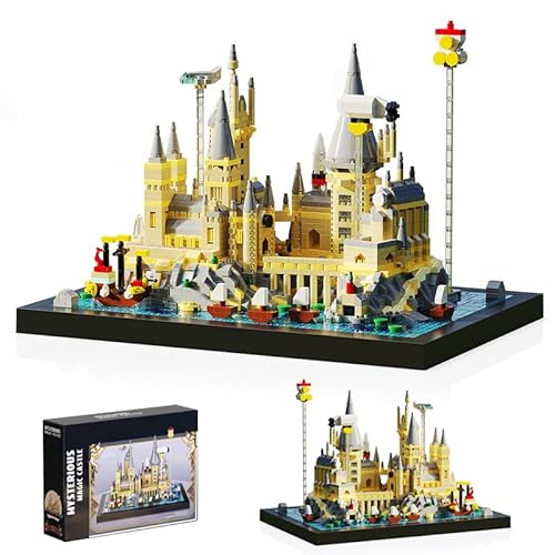 Magic Castle Mini Bausteine Spielzeug Kit, 2724 Teile Mikro Klemmbausteine Modular Spielzeug Modell, DIY Kreatives Architektur Modellbausatz, Nicht Kompatibel mit Großen Marken von Pasyru