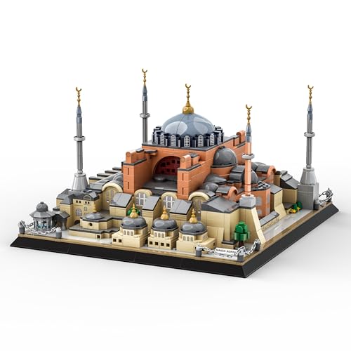 Pasyru Hagia Sophia Bausteine Spielzeug Kit, 1436 Teile Klemmbausteine Modular Haus Spielzeug Modell, DIY Kreatives Architektur Modellbausatz, Modular Bausätze Kompatibel mit Großen Marken Pasyru Hagia Sophia Bausteine Spielzeug Kit, 1436 Teile Klemmbausteine Modular Haus Spielzeug Modell, DIY Kreatives Architektur Modellbausatz, Modular Bausätze Kompatibel mit Großen Marken von Pasyru