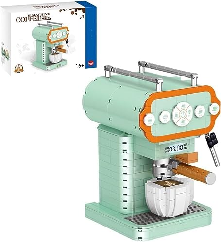 Pasyru Technik Kaffeemaschine Bausteine Bausatz, 640 Teile Simulation Klassisch Kaffeemaschine Bausteine Spielzeug, Kreative Kaffeemaschine Modellbausatz, Nicht Kompatibel mit Lego (01008) von Pasyru