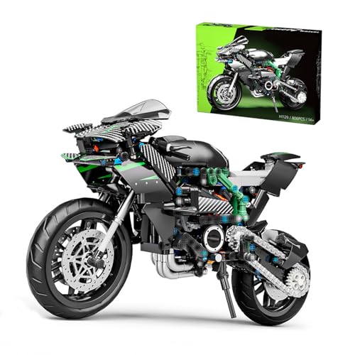 Pasyru Technik Motorrad Bausteine Set, 806 Teile Technik Klemmbausteine Motorrad Modellbausatz, 1:8 Supermotorrad Bausteine Konstruktionsspielzeug, Kompatibel mit Andere Marken Pasyru Technik Motorrad Bausteine Set, 806 Teile Technik Klemmbausteine Motorrad Modellbausatz, 1:8 Supermotorrad Bausteine Konstruktionsspielzeug, Kompatibel mit Andere Marken von Pasyru