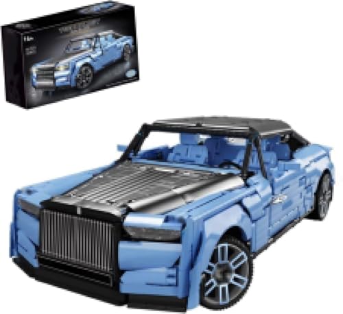 Technik Sportwagen Bausteine für Rolls Royce Phantom, 2903 Teile 1:10 Technik Sportwagen Bausteine Modell, Exklusives Sammlerstück(T5018) von Pasyru