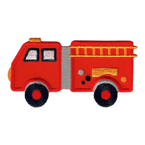 PatchMommy Feuerwehr Auto Patch Aufnäher Applikation zum Aufbügeln Bügelbild - für Kleidung Jeans Jacken Kinder Baby PatchMommy Feuerwehr Auto Patch Aufnäher Applikation zum Aufbügeln Bügelbild - für Kleidung Jeans Jacken Kinder Baby von PatchMommy