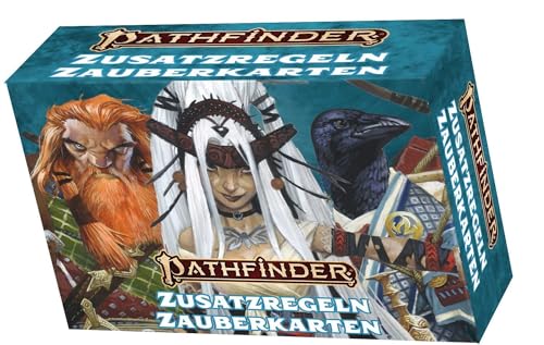 Pathfinder 2 - Zusatzregeln-Zauberkarten von Das Schwarze Auge