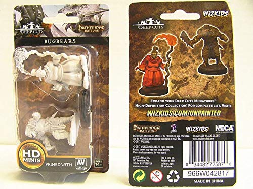 WizKids Pathfinder Deep Cuts Unpainted Miniatures (W1) - Bugbears von Wizkids Games