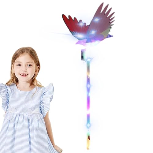2 Stück Prinzessin Zauberstabs Mit Licht, Zauberstabs Kinder Glitzer Stern, Zauberstabs Prinzessin Leuchtend,Engel Fee Zauberstäbe Für Geburtstag Hochzeit Party Cosplay Geschenke Rollenspiel Spielzeug von Patifirst