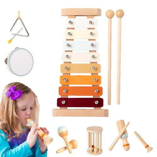 Kleinkind Spielzeug Ab 1 Jahr Musikinstrumente, Kleinkind Musikinstrumente montessoris, Trommel Xylophone Für Kinder, Nachhaltiges Geschenk – 6-in 1 Lernspielzeug –Geburtstagsgeschenk Zuhause Kleinkind Spielzeug Ab 1 Jahr Musikinstrumente, Kleinkind Musikinstrumente montessoris, Trommel Xylophone Für Kinder, Nachhaltiges Geschenk – 6-in 1 Lernspielzeug –Geburtstagsgeschenk Zuhause von Patifirst