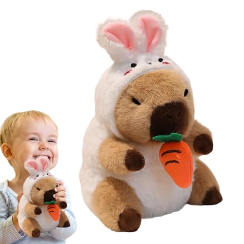 Patifirst Spielzeug | Super Weiches Kuscheltier Capybara Süßes Stofftier | Weiches kuscheliges Haustierfreund niedliches dekoratives Wurfkissen für Wohndekoration und für Erntedankfest Valentinstag Patifirst Spielzeug | Super Weiches Kuscheltier Capybara Süßes Stofftier | Weiches kuscheliges Haustierfreund niedliches dekoratives Wurfkissen für Wohndekoration und für Erntedankfest Valentinstag von Patifirst