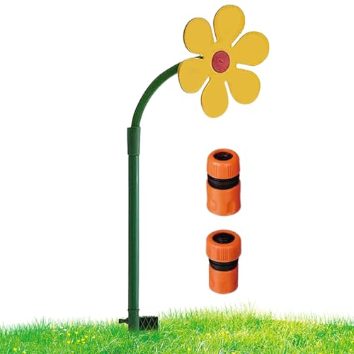 Rasensprinkler Tanzende Blume, Blume Sprenger Tanzende Blume, Wassersprinkler Spielzeug Garten, 360 Grad Rotierendes Rasensprinkler, Spritzblume Wassersprinkler Spielzeug Für Kinder Haustiere von Patifirst