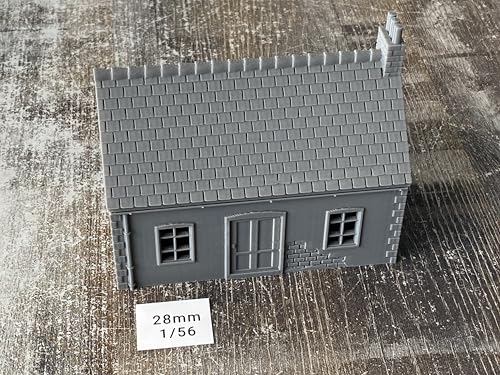 Französisches Dorfhaus in der Normandie SS-T1 - Tabletop Wargaming WW2 Gelände (28mm) von Patrick Miniatures