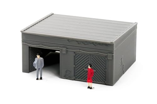 Kleine DDR-Garage – 3D-gedrucktes Modelleisenbahngebäude im Maßstab HO. Epoche III und höher. von Patrick Miniatures