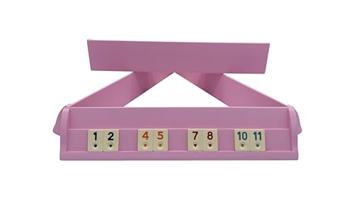 Patron, Rosa Rummy Set aus Holz, Okey Takimi, 100% Holz, Luxus Edition von Patron