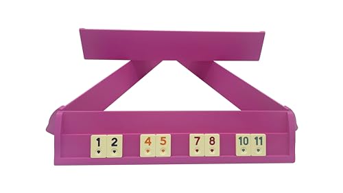 Patron, Rosa Rummy Set aus Holz, Okey Takimi, 100% Holz, Luxus Edition von Patron
