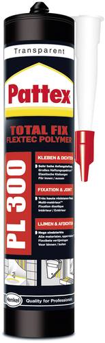 Pattex Flextec Polymer Montagekleber Herstellerfarbe Transparent PPL3T 300ml von Pattex