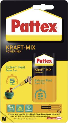 Pattex KRAFT-MIX Extrem Fest Zwei-Komponentenkleber PK6FS 12g von Pattex
