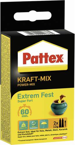 Pattex KRAFT-MIX Extrem Fest Zwei-Komponentenkleber PK6FT 24g von Pattex