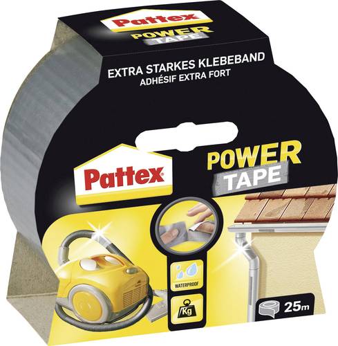 Pattex PT2DS Gewebeklebeband Power Tape Silber (L x B) 25m x 50mm 1St. von Pattex