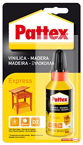 Pattex Vinilica Express 75 g PVA-Kleber (Polyvinylacetat), Gel, 75 g, Klebstoff (Gel, PVA-Kleber, Polyvinylacetat), Flasche, mehrfarbig, 12 Minuten, 24 Stunden von Pattex