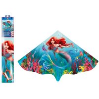 Paul Günther 1113 - Kinderdrachen AMARINA (Meerjungfrau) aus PE-Folie, mit Wickelgriff und Schnur, Größe: 115 x 63 cm von Paul Günther GmbH & Co. KG