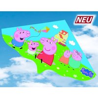Paul Günther 1214 - PEPPA PIG, Einliner-Drachen aus robuster Folie, 115x63cm von Paul Günther GmbH & Co. KG