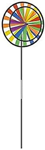 Günther Flugspiele 1304 - Farbenfrohes Windspiel Twin Wheel, ca. 28 x 70 cm groß, als Dekoration für Garten, Terrasse und Balkon, wetterfest und lichtbeständig Günther Flugspiele 1304 - Farbenfrohes Windspiel Twin Wheel, ca. 28 x 70 cm groß, als Dekoration für Garten, Terrasse und Balkon, wetterfest und lichtbeständig von GÜNTHER FLUGSPIELE