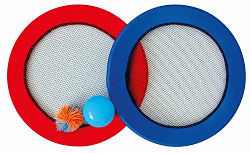 Paul Günther 1561 - Jumping Ball, Geschicklichkeitsspiel 2 in 1, Ballspiel und Wurfscheiben einzeln nutzbar, Durchmesser ca. 30 cm, für Kinder ab 5 Jahren, ideal als Geschenk von Günther Flugspiele