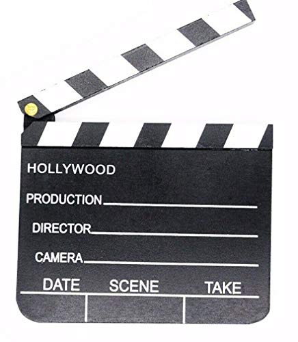 Holz Regieklappe, 18 x 20 cm, Hollywood Filmdeko, Filmklappe, Regie Klappe, Kostüm, Partyknaller Holz Regieklappe, 18 x 20 cm, Hollywood Filmdeko, Filmklappe, Regie Klappe, Kostüm, Partyknaller von Paul Import GmbH