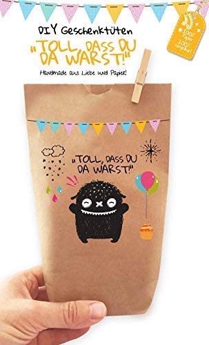 Paul´s Papierfabrik 6X Geschenktüten/Papiertüten liebevoll Bedruckt aus Kraftpapier, zum Verpacken von Geschenken, Gastgeschenken, Mitgebsel, Giveaways, Kindergeburtstag, Hochzeit. 100% recyclebar! Paul´s Papierfabrik 6X Geschenktüten/Papiertüten liebevoll Bedruckt aus Kraftpapier, zum Verpacken von Geschenken, Gastgeschenken, Mitgebsel, Giveaways, Kindergeburtstag, Hochzeit. 100% recyclebar! von Paul´s Papierfabrik