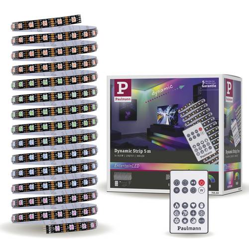 Paulmann 78888 LED-Streifen-Basisset mit Stecker 5m RGB 1 Set von Paulmann