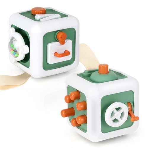 Pavlleen Sensorisches Spielzeug für Kleinkind, Baby Feinmotorik Aktivitäts Spielzeug,Lernenals Fidget Toys,Busy Activity Cube for Toddlers,für Babys und Kleinkinder 1-4 Jahre Pavlleen Sensorisches Spielzeug für Kleinkind, Baby Feinmotorik Aktivitäts Spielzeug,Lernenals Fidget Toys,Busy Activity Cube for Toddlers,für Babys und Kleinkinder 1-4 Jahre von Pavlleen