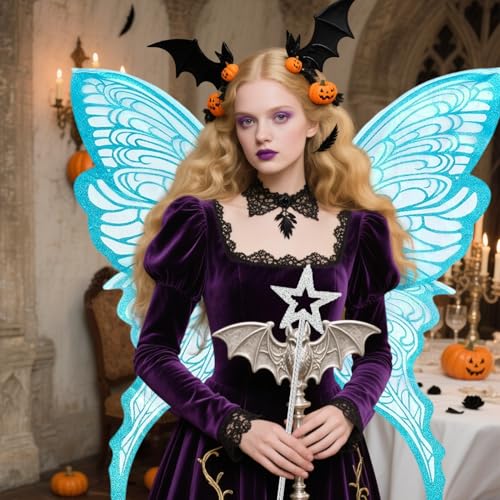 Pavsicgn Flügel Kostüm, Feenflügel Erwachsene Frauen, Schmetterling Kostümflügel Für Halloween, Eintauchende Urlaubskleidungskleidung von Pavsicgn