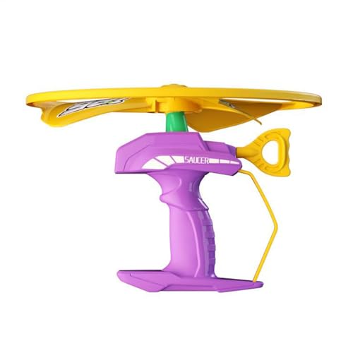 Pavsicgn Flying Saucer, Flying Disc Toy - Handheld Dragonfly Aircraft Educational Flying Copter - Fun Sport Fidget Toys für Alter 3-8 Scheibenhubschrauber-Spielset für Mädchen von Pavsicgn