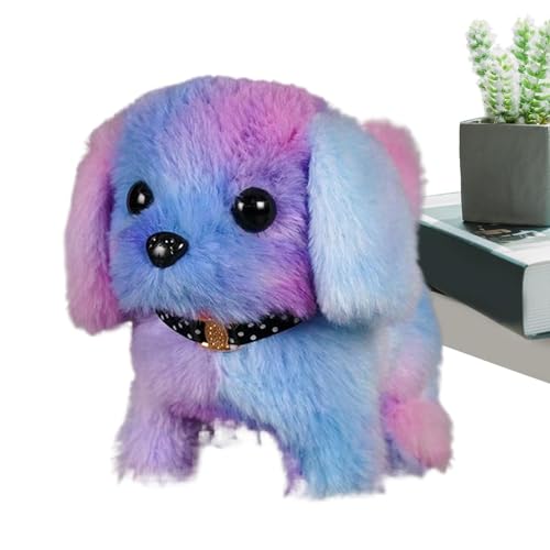 Pavsicgn Interaktiver realistischer, realistisches Spielzeug,Soft Electric Bunny Toy Realistic Form | Tragbare interaktive Hundebegleiter für Kinder Mädchen von Pavsicgn
