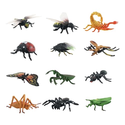 Pavsicgn Miniatur Tiere | 12X Tierfiguren | Deko-Figuren Für Schreibtisch, Realistische Lernspielzeuge Für Naturerkundung & Vorschulbildung Pavsicgn Miniatur Tiere | 12X Tierfiguren | Deko-Figuren Für Schreibtisch, Realistische Lernspielzeuge Für Naturerkundung & Vorschulbildung von Pavsicgn