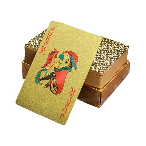 Pavsicgn Pokerkarten Standard, Pokerkartenspiel | Luxus Poker Tabletop Game - Tragbare PVC -Spielkarten für Festivals, Partys, Versammlungen Pavsicgn Pokerkarten Standard, Pokerkartenspiel | Luxus Poker Tabletop Game - Tragbare PVC -Spielkarten für Festivals, Partys, Versammlungen von Pavsicgn