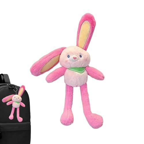 Pavsicgn Pull-up-Kaninchen-Plüsch-Schlüsselbund, Ziehen Sie Ohren Rabbit Plüschspielzeug - 11inch Osterhasen Pull-up-Spielzeuge | Kaninchenanhänger für schaltbare Ohren und Beine, handgefertigter Pavsicgn Pull-up-Kaninchen-Plüsch-Schlüsselbund, Ziehen Sie Ohren Rabbit Plüschspielzeug - 11inch Osterhasen Pull-up-Spielzeuge | Kaninchenanhänger für schaltbare Ohren und Beine, handgefertigter von Pavsicgn