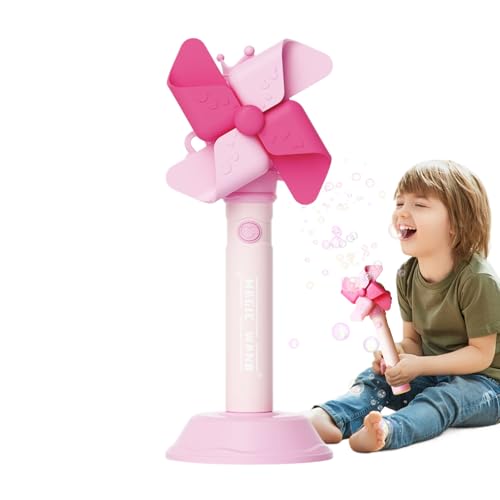 Pavsicgn Seifenblasenmaschine | Licht- Und Musikspielzeug Für Kleinkinder | Interaktive Windmühle Mit 3 Stufen Für Kindergeburtstage Ostern Und Weihnachten von Pavsicgn