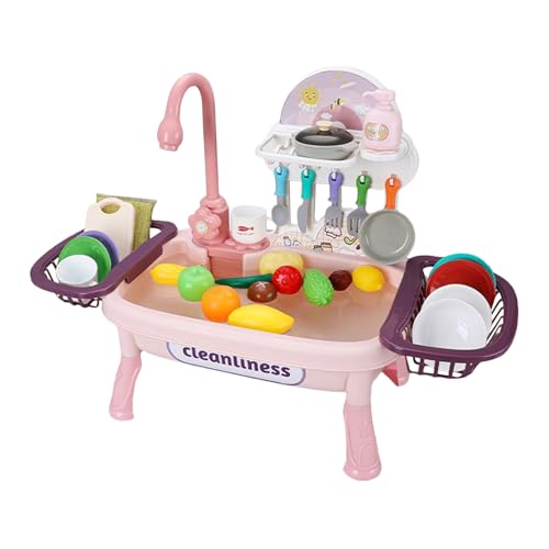 Pavsicgn Täuschen Sie Rollenspiele Spielzeug, Kinderreinigung Spielzeugset - Buntes sensorisches Spielzeug mit elektrischem Wasserhahn - Lustige Roadtrip -Aktivitäten, Kinderreisespiele für , Mädchen Pavsicgn Täuschen Sie Rollenspiele Spielzeug, Kinderreinigung Spielzeugset - Buntes sensorisches Spielzeug mit elektrischem Wasserhahn - Lustige Roadtrip -Aktivitäten, Kinderreisespiele für , Mädchen von Pavsicgn