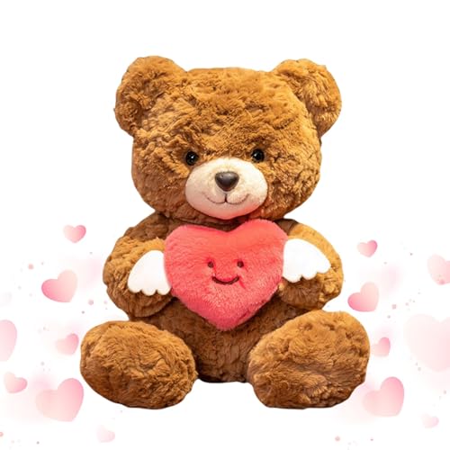 Pavsicgn Valentines Bear, Valentine Bear,Süße weiche Valentines Plüsch Bär umarmen Herz - Kissen werfen, Zimmerdekor, Stofftierpuppe 9.84in für Frauen Freundin Muttertag, Hochzeit, Geburtstag Pavsicgn Valentines Bear, Valentine Bear,Süße weiche Valentines Plüsch Bär umarmen Herz - Kissen werfen, Zimmerdekor, Stofftierpuppe 9.84in für Frauen Freundin Muttertag, Hochzeit, Geburtstag von Pavsicgn