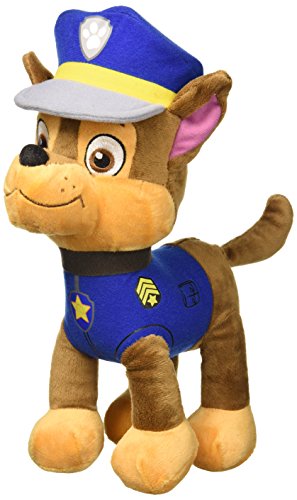 PAW PATROL - CHASE PLÜSCH, SCHÄFERHUND UND POLIZEI (30CM) GUTE QUALITÄT - FARBE BLAU - von PAW PATROL