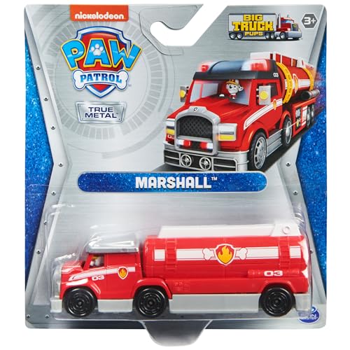 PSI Patrol, True Metal Marshall, Sammler Die-Cast LKW, Serie Big Truck Pups im Maßstab 1:55, Spielzeug für Kinder ab 3 Jahren von PAW PATROL