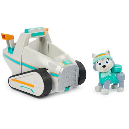 PAW PATROL, Schneemobil mit Everest-Figur (Sustainable Basic Vehicle/Basis Fahrzeug), Spielzeug für Kinder ab 3 Jahren von PAW PATROL