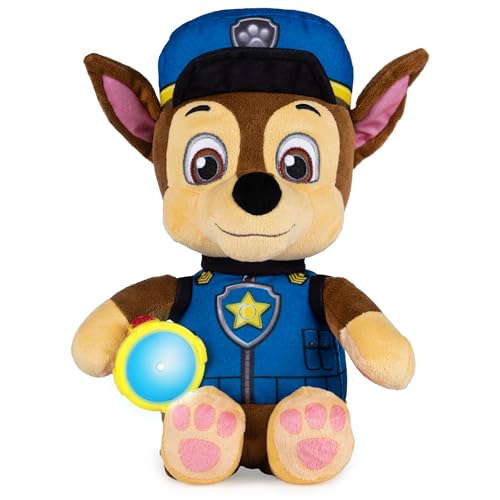 Paw Patrol, Snuggle Up Chase Plush with Torch and Sounds, for Kids Aged 3 Years and Over, Grey Paw Patrol, Snuggle Up Chase Plush with Torch and Sounds, for Kids Aged 3 Years and Over, Grey von Paw Patrol