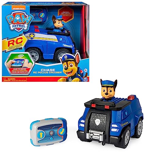 PAW Patrol Chases ferngesteuertes Polizeiauto mit Fernbedienung, Spielzeug für Kinder ab 3 Jahren, Batteriebetrieben von PAW PATROL