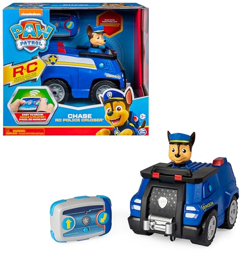 PAW Patrol Chases ferngesteuertes Polizeiauto mit Fernbedienung, Spielzeug für Kinder ab 3 Jahren, Batteriebetrieben von Paw Patrol RC
