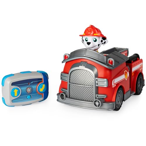 PAW Patrol Marshalls ferngesteuertes Feuerwehrauto mit Fernbedienung, Spielzeug für Kinder ab 3 Jahren, Batteriebetrieben von PAW PATROL