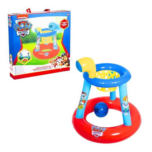PAW PATROL Aufblasbares Basketballspiel, Outdoor Oder Indoor Spiel für Kinder, Sommerspielzeug, Kinder-Wurfspiel, Inklusive 1 Ball PAW PATROL Aufblasbares Basketballspiel, Outdoor Oder Indoor Spiel für Kinder, Sommerspielzeug, Kinder-Wurfspiel, Inklusive 1 Ball von PAW PATROL