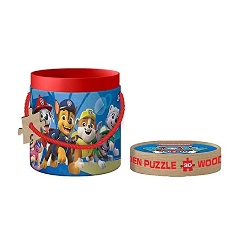 Paw Patrol Puzzles - 30 Teile - Holz Puzzle - Holzspielzeug - ab 3 Jahren - Chase, Rubble, Marshall & Co. von Spin Master