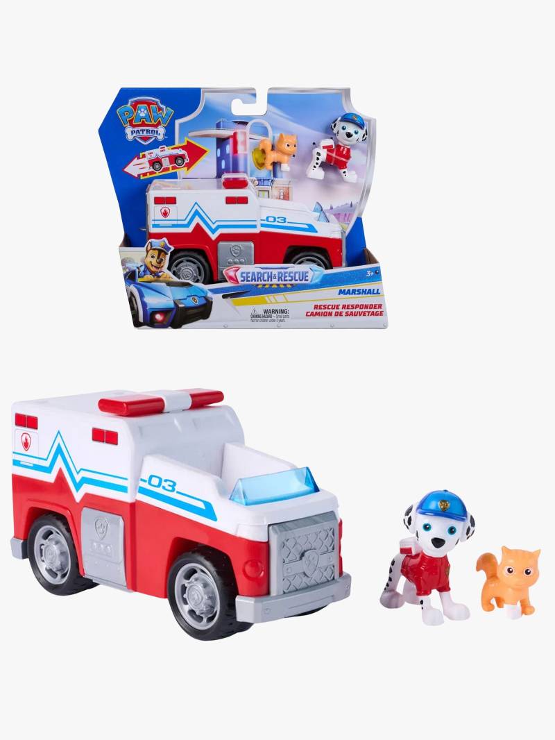 Paw Patrol Search &  Rescue Rettungsfahrzeug mit Figur Marshall von Paw Patrol
