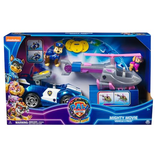 PAW PATROL The Movie 2er Set Fahrzeuge Filmhund Figuren Skye Chase 2er Pack Funkauto Hubschrauber PAW PATROL The Movie 2er Set Fahrzeuge Filmhund Figuren Skye Chase 2er Pack Funkauto Hubschrauber von PAW PATROL