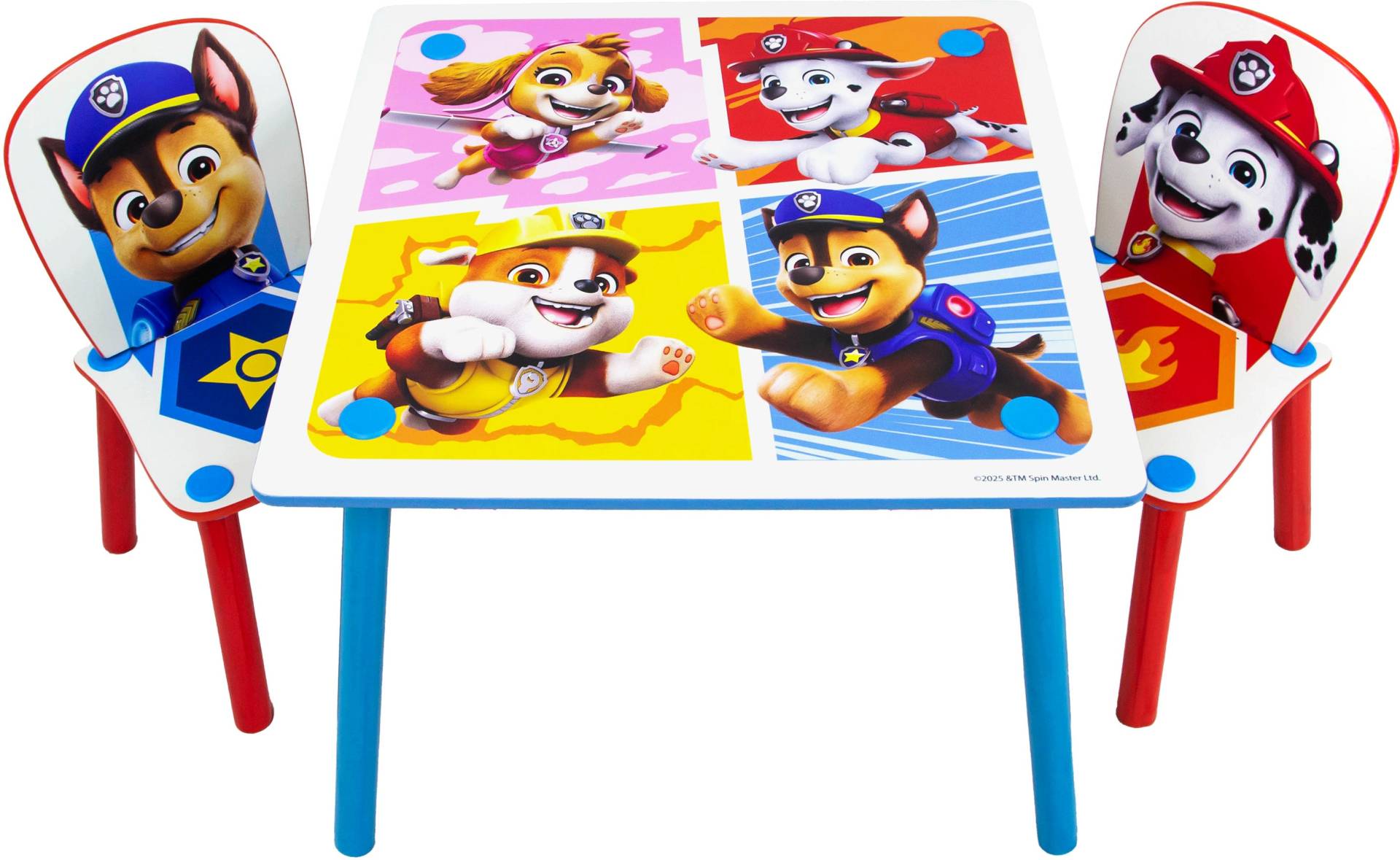 Paw Patrol Tisch und Stühle, Mehrfarbig Paw Patrol Tisch und Stühle, Mehrfarbig von Paw Patrol